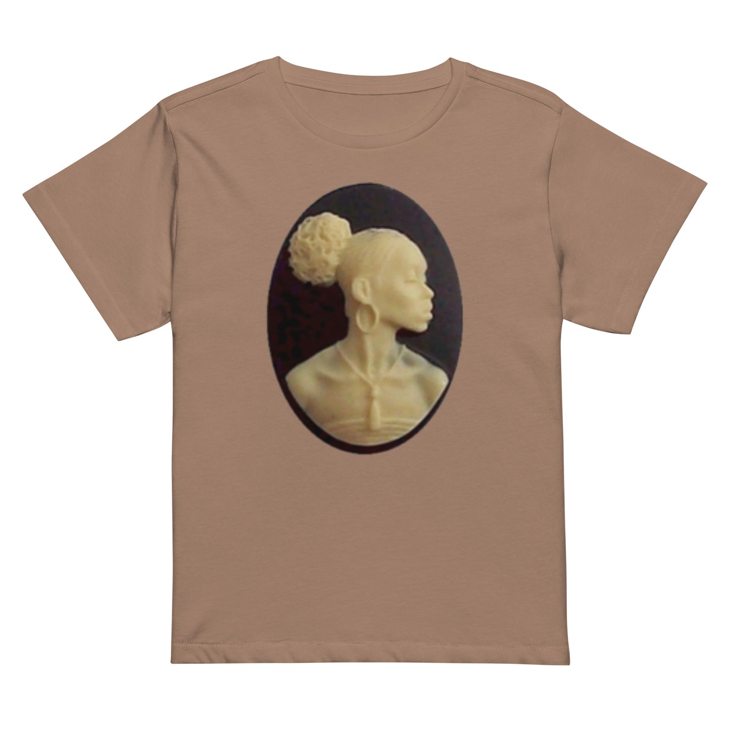 Women’s high-waisted cameo t-shirt