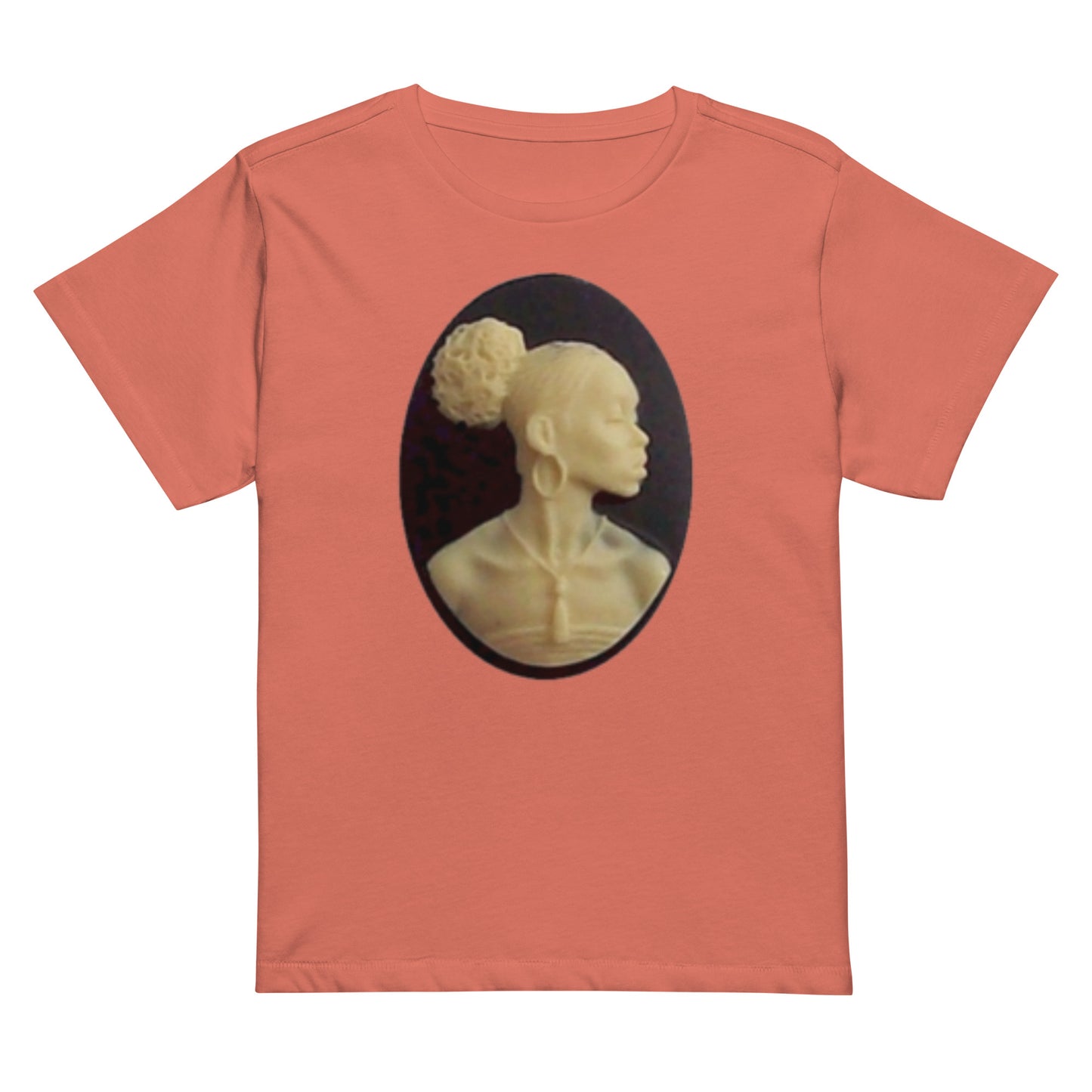 Women’s high-waisted cameo t-shirt